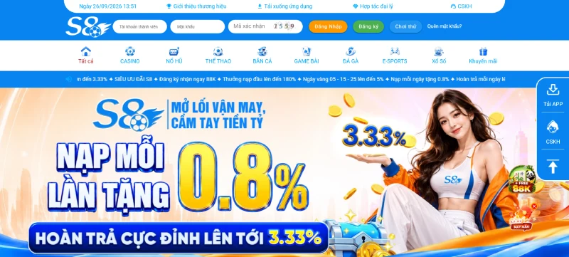 Review nhà cái S8 tại thị trường Việt Nam