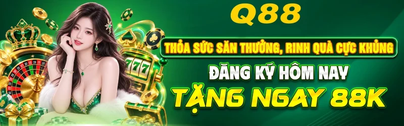 So với 188bet thì Q88 tặng tiền cho người chơi mới nhiều hơn